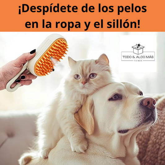 Cepillo de Vapor Relajante para Mascotas