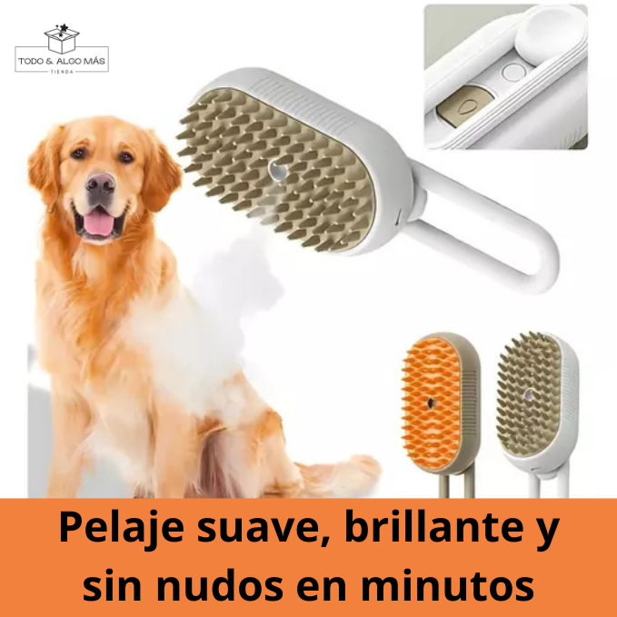 Cepillo de Vapor Relajante para Mascotas