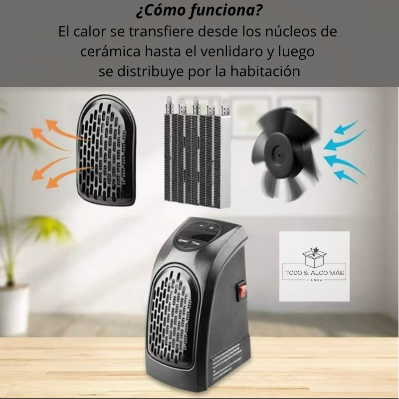 Mini Calefactor Portátil Eléctrico