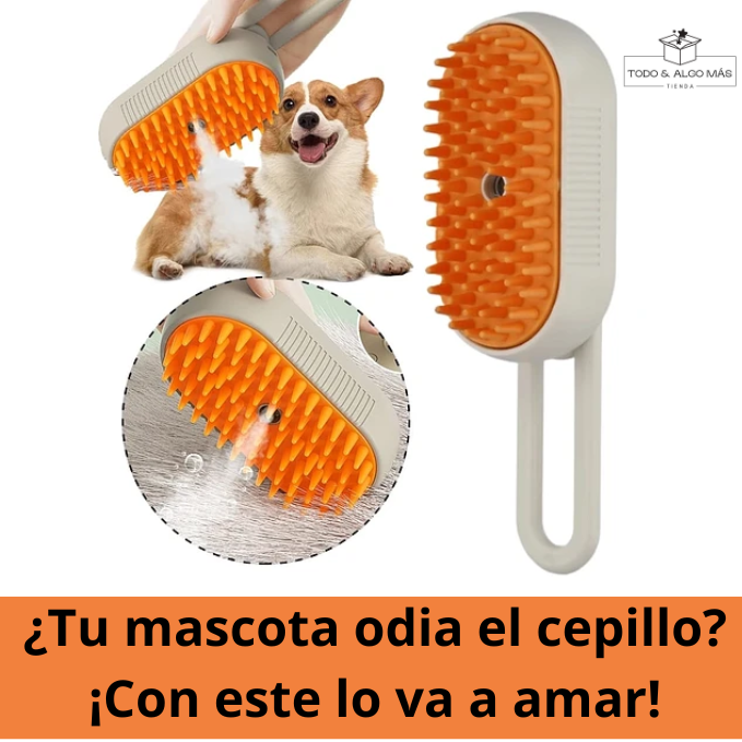 Cepillo de Vapor Relajante para Mascotas
