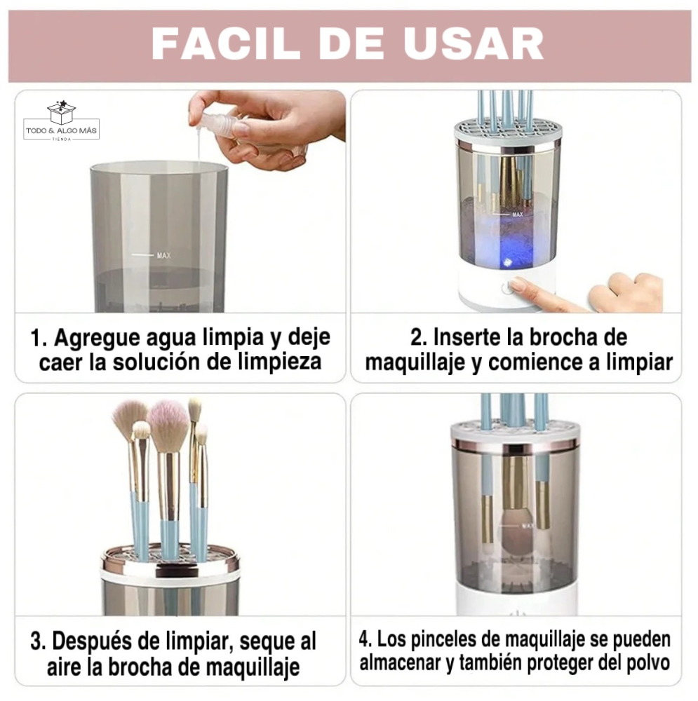 Limpiador de Brochas de Maquillaje