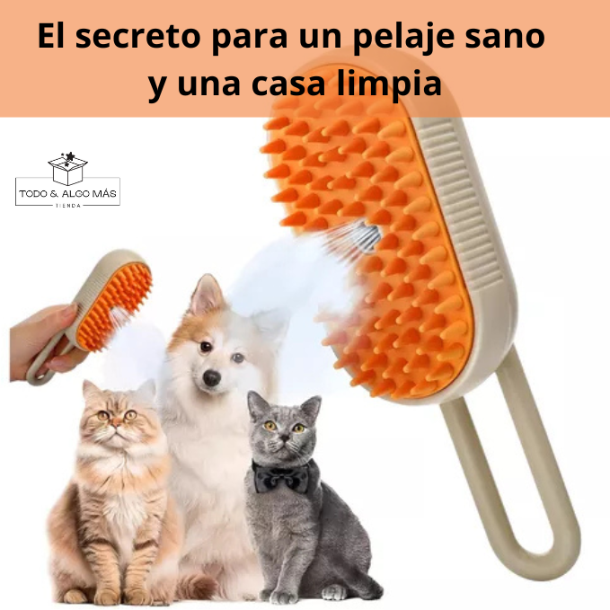 Cepillo de Vapor Relajante para Mascotas